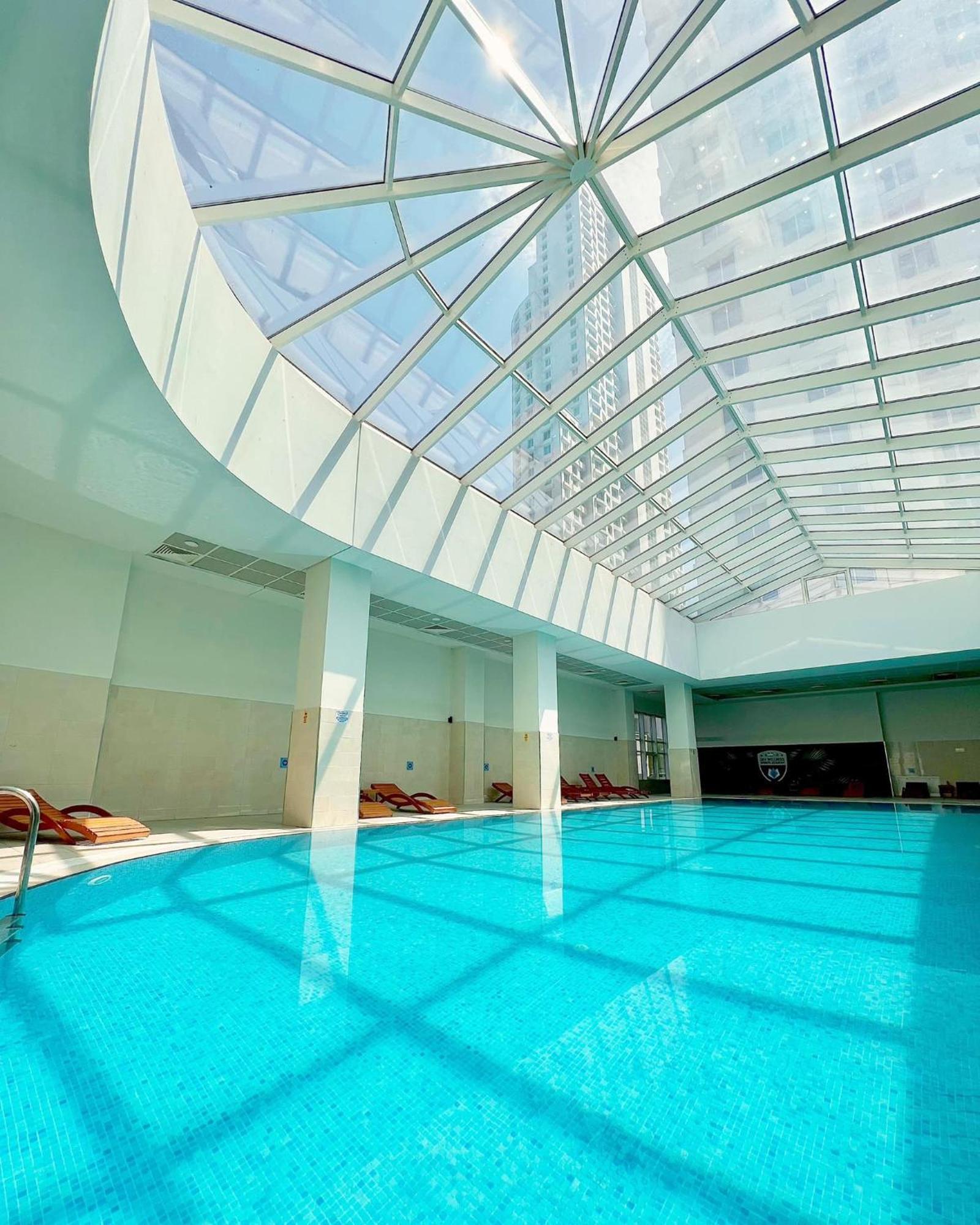 Skopje Sky City 19Th Floor Twin & 12Th Floor & 25Th & 33 Floor Apartments & With Pool & Spa & Gym & Parking Included In Price Dış mekan fotoğraf